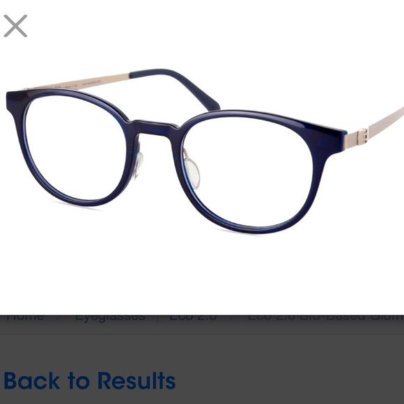 Eco 2.0 Bio-Based Glomma GF Eyeglasses & Magnet Sunglasses Unisex DNVY Navy NWT - Picture 2 of 7